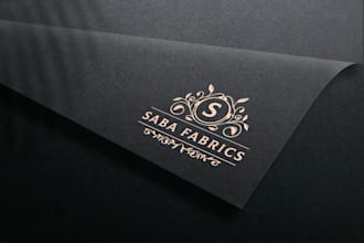 create a luxury brand initial letters, monogram logo