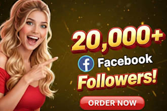 boost your facebook 20,000 followers fast