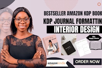professionally format your journal or planner for amazon KDP