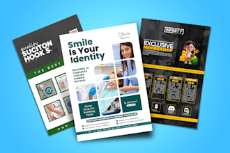 do creative flyer poster one pager brochure tax real design urgent in quick time