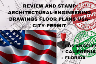 draw stamp architectural plans, 2d floor plans, mep, hvac and structural drawing