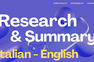 do scientific research and summaries latex