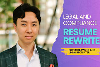 write and design your legal and compliance CV or resume