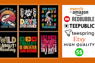 amazon design shirt , tee and merchandise graphics