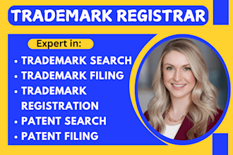 be your canada US, UK, eu licensed trademark attorney for your brand registratio