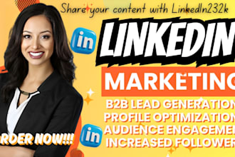 create manage and optimize your linkedin ads campaigns, b2b, b2c cold calling