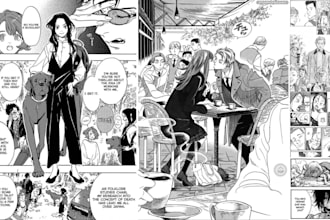 draw manga comic page manga panel nsfw anime character art webtoon illustration