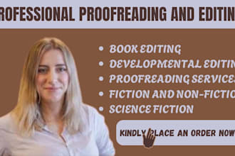 line edit book editing and proofread sci fi fiction novel nonfiction book