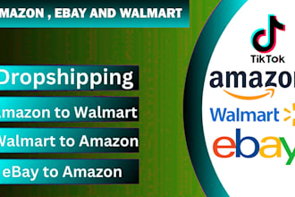 fully automate your amazon fba wholesale and walmart dropshipping store as a VA