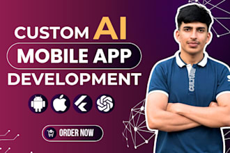 create ai mobile app for android, ios app using flutter
