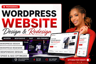 build wordpress business website,wordpess design,redesign wordpress website