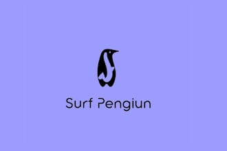 create a penguin logo based on your prompts and interests