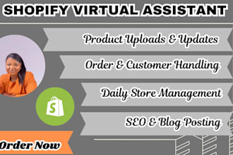be your shopify virtual assistant shopify store manager shopify website designer