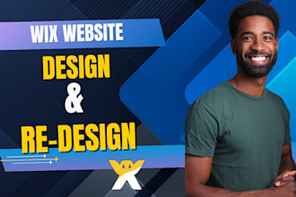 design wix, wix website design or wix website redesign and wix online store