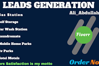 pull self storage laundromat  gas station car wash and mobile home parks lists