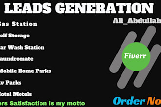 pull list of moms pops self storage mobile home park laundromats and gas station