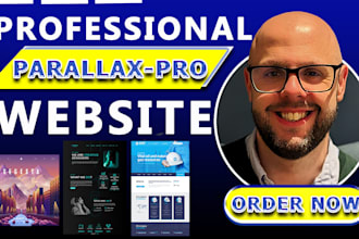 build parallax website animated 3d website wordpress kadence blocks theme expert