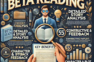 beta read your manuscript and provide constructive feedback