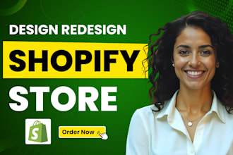 do shopify store, redesign shopify website, shopify dropshipping website design