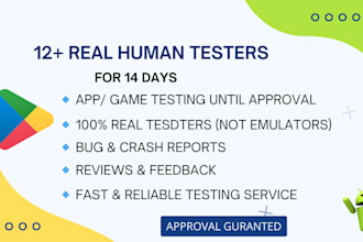provide 12 testers for play console close testing policy
