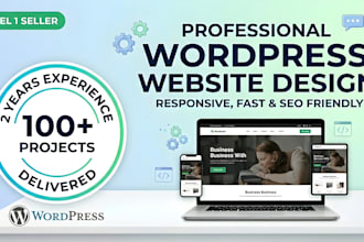 design, clone or revamp elementor wordpress website