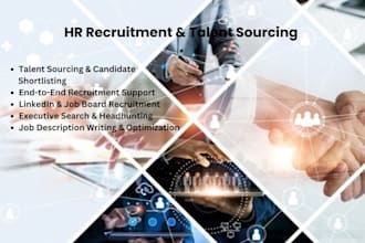 be your HR recruiter and talent sourcer