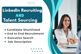 be your HR recruiter and talent sourcer