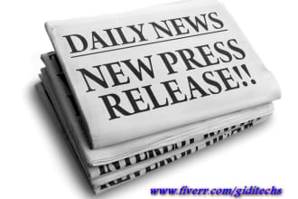 submit your press release to 10 high PR websites