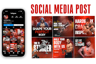 design eye catching social media post, ads and carousels