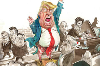 do your editorial or political cartoon idea