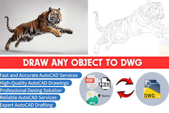convert any object of PDF documents to autocad dwg