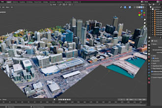 convert google maps 3d models into graphics, blender, obj, stl