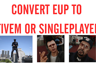 convert eup to singleplayer or fivem