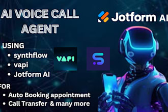 do jotform ai, synthflow caller agent, ai voice agent using synthflow retell ai