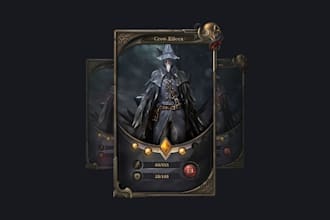 create stunning fantasy card game art and board game designs