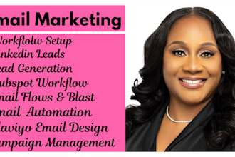 do high converting email campaign automation flow shopify klaviyo linkedin leads