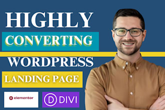 create high converting wordpress landing page, sales funnel using elementor pro