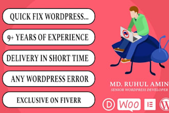 fix 404 error critical error white screen fatal error or any error for wordpre