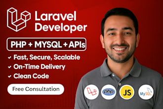 be your expert PHP laravel and PHP web developer with phpmyadmin expertise