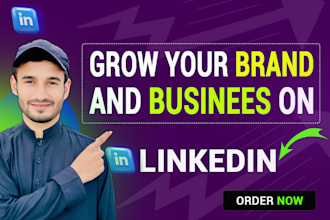 be your linkedin manager, ghostwriter, content creator and branding expert