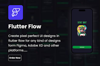 create pixel perfect UI designs in flutter flow