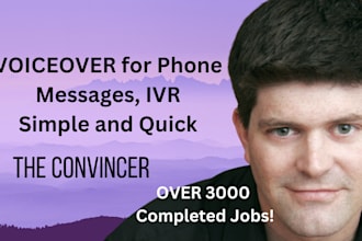 voiceover your phone system, IVR, on hold messaging