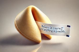 put your message in fortune cookies