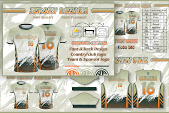design sublimation sports jerseys for your team