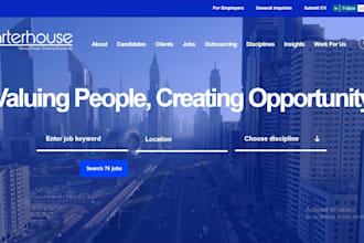design recruitment website, job board website, staff hiring website, recruitment