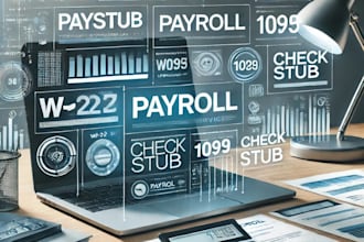 make paystub, check stub, adp paystub, 1040, 1099 w2 w3 payslip, payroll