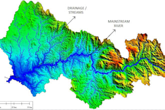 do hydrology, catchment, strahler network, drainage, watershed in gis