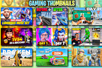 create eye catching youtube thumbnails for cheap