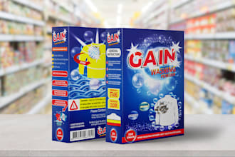 do print ready product packaging design within 24 hours