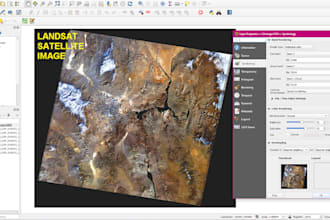 do remote sensing analysis, provide, process high resolution satellite images